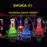 EHUKA Electric Hookah Set Portable Multifunctional Shisha Stainless Acrylic Hookah High Quality Shisha with LED Display