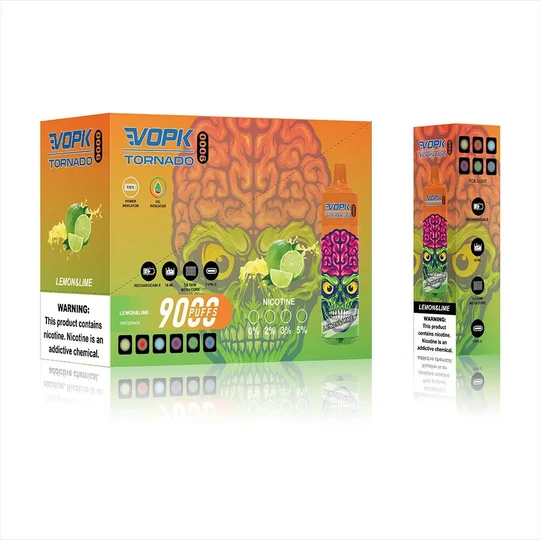VOPK Tornado 9000 Puffs Disposable Vape 18ml Pre-filled Puff 9k Vapes - Image 14
