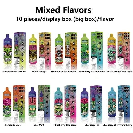 VOPK Tornado 9000 Puffs Disposable Vape 18ml Pre-filled Puff 9k Vapes - Image 4