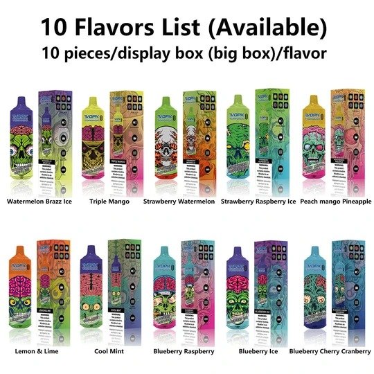 VOPK Tornado 9000 Puffs Disposable Vape 18ml Pre-filled Puff 9k Vapes - Image 5