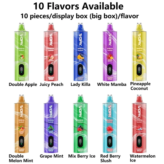 VOPK Shisha Hookah 15000 Puffs Disposable Vape Puff 15K DTL Vaper Pen - Image 5