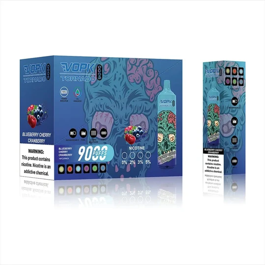 VOPK Tornado 9000 Puffs Disposable Vape 18ml Pre-filled Puff 9k Vapes - Image 8