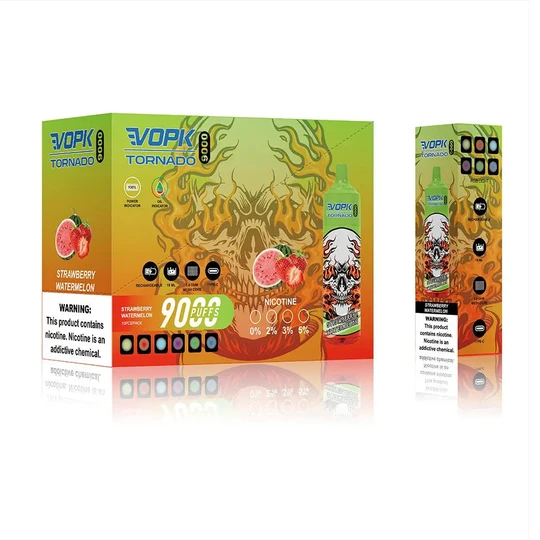 VOPK Tornado 9000 Puffs Disposable Vape 18ml Pre-filled Puff 9k Vapes - Image 11