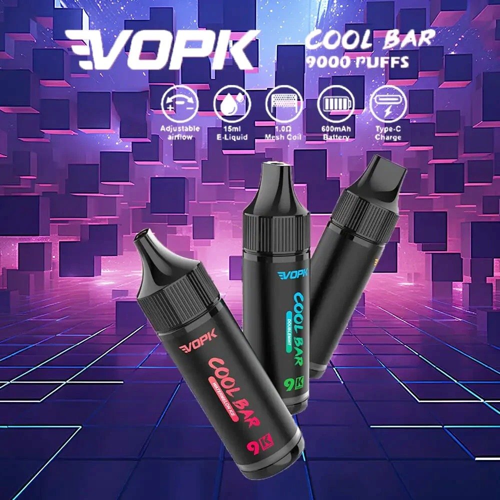 VOPK Cool Bar 9000 Puffs Disposable Vape Puff 9k Vaper pen